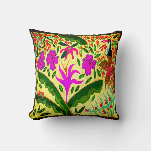 Let It Reign Throw Pillow (Front)