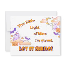Let It Shine Christian Halloween Invitation