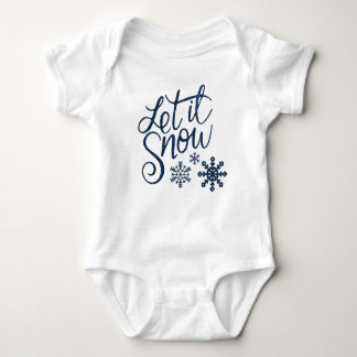 Let it Snow Baby Bodysuit