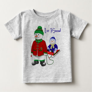 Let It Snow Baby T-Shirt