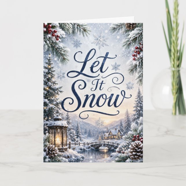 Let It Snow Card (Front)