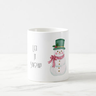 Let It Snow Christmas Coffee Mug