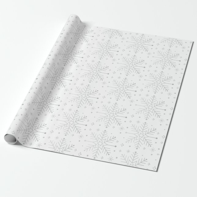 LET IT SNOW / Christmas Gift Wrapping Paper (Unrolled)