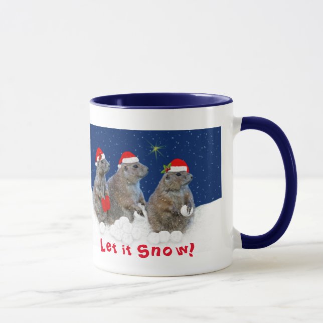 Let it Snow Christmas Mug (Right)