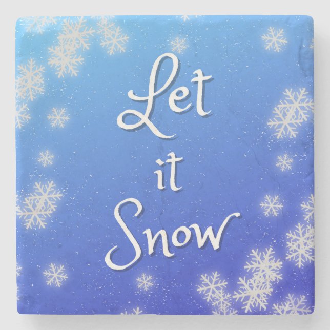 Let it Snow coasters (Front)