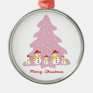 Let it snow custom Christmas ornament