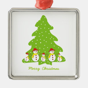 Let it snow custom Christmas ornament