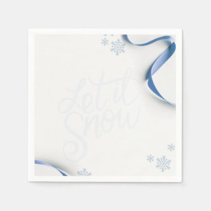 Let It Snow Festive Napkin