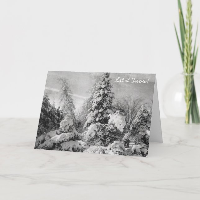 Let it Snow Greeting Card (Front)