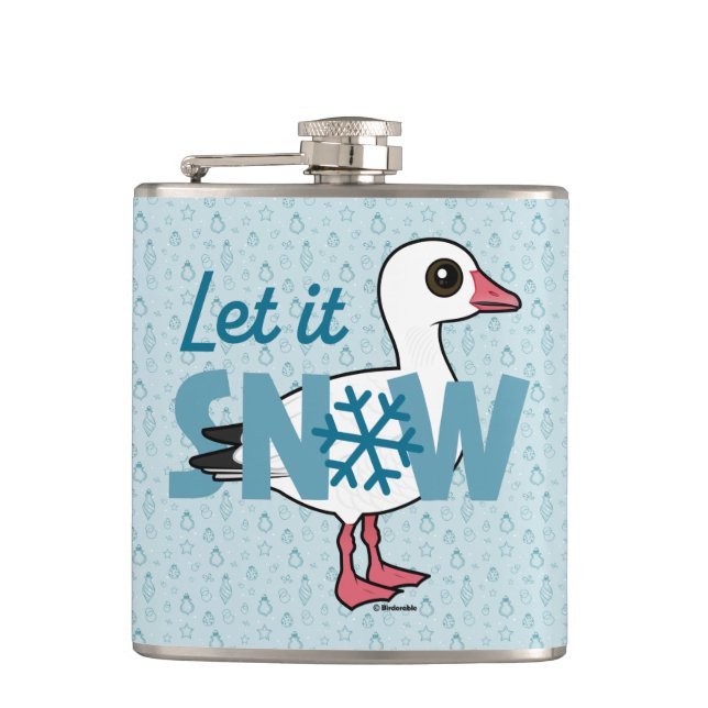 Let it Snow! Hip Flask (Front)