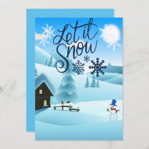 Let it Snow Holiday Card