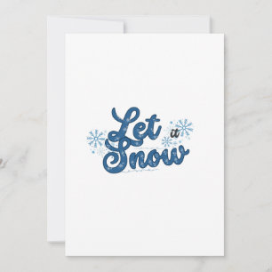 Let It Snow Holiday Card