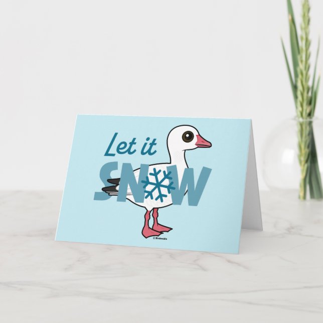 Let it Snow! Holiday Card (Front)