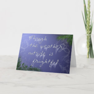 Let it Snow Holiday Card