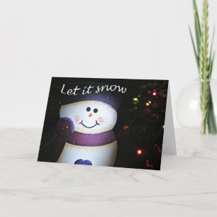 Let It Snow Holiday Card