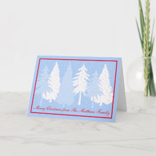 Let it Snow Holiday Christmas Card