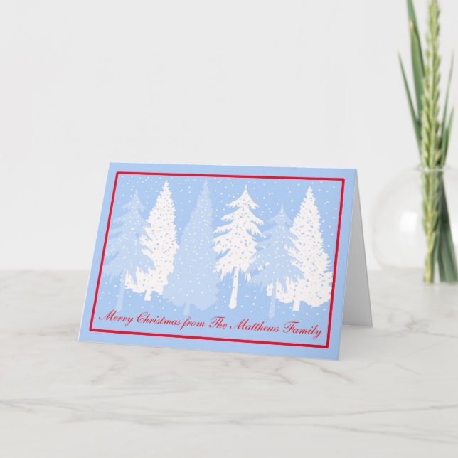 Let it Snow Holiday Christmas Card (Front)