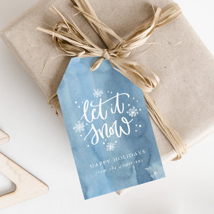Let It Snow Holiday Gift Tags