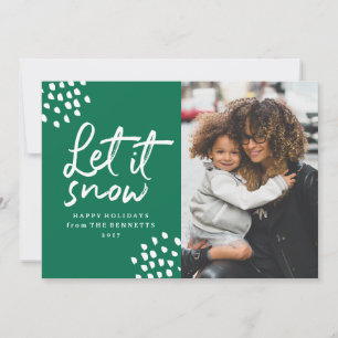 Let It Snow Holiday Photo Card