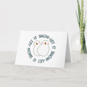 Let it Snow Holiday Tshirts and Gifts