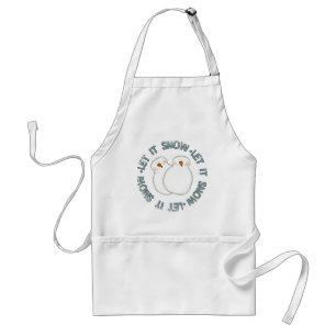 Let it Snow Holiday Tshirts and Gifts Standard Apron