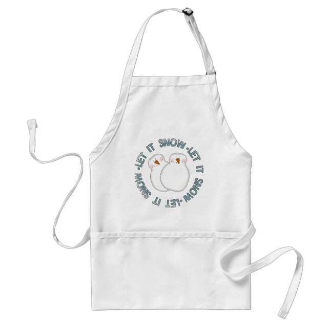 Let it Snow Holiday Tshirts and Gifts Standard Apron (Front)