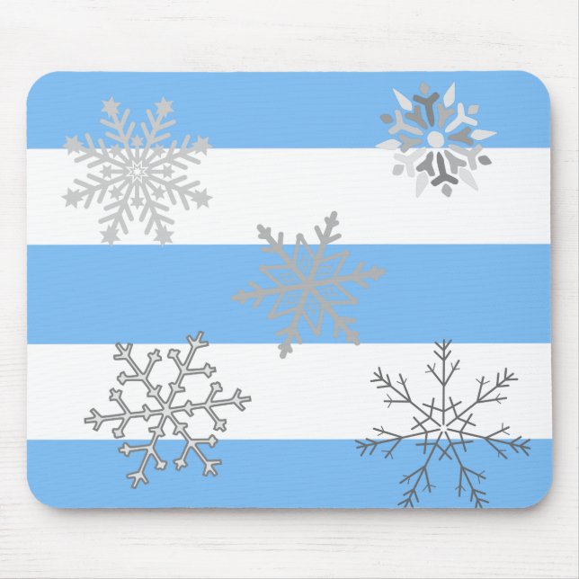 Let it Snow in a Winter Wonderland Mouse Pad (Front)