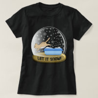 Let It Snow Kitty Litter Snow Globe