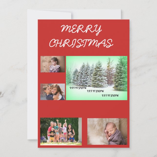 Let It Snow! Let It Snow! Holiday Card (Front)