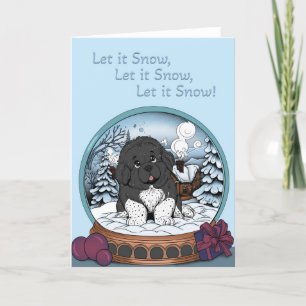 Let it snow, Let it Snow, Let it snow Newfoundland Holiday Card