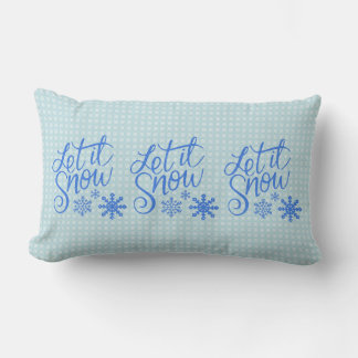 Let it Snow, Let it Snow, Let it Snow Reversible Lumbar Cushion