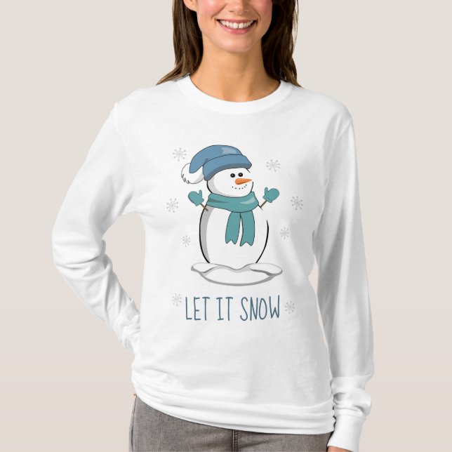 Let it Snow Long-Sleeve T-Shirt (Front)