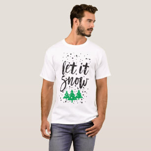 Let It Snow Matching Christmas T-Shirts Winter
