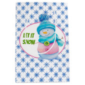 Let It Snow Medium Gift Bag (Front)