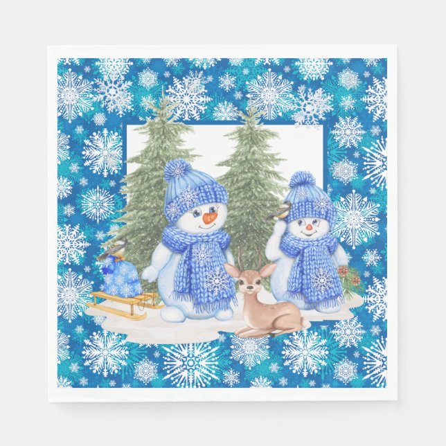 Let It Snow Napkin (Front)