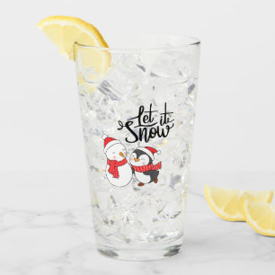 Let It Snow on a  Glass