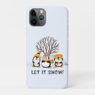 Let It Snow penguins Case-Mate iPhone Case