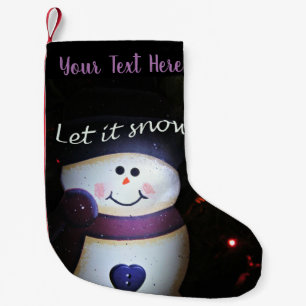 Let It Snow Personalised Stocking