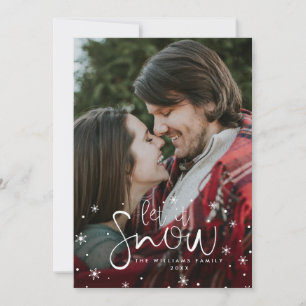Let It Snow Photo Christmas Cards