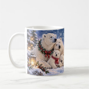 Let It Snow Polar Bear Christmas Mug