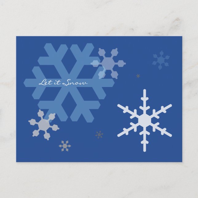 Let it Snow Postcard (Front)