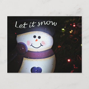 Let It Snow Postcard