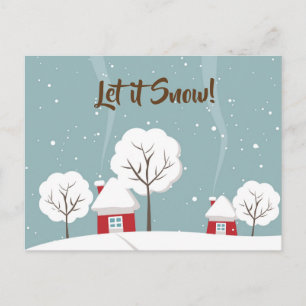 Let it Snow postcards