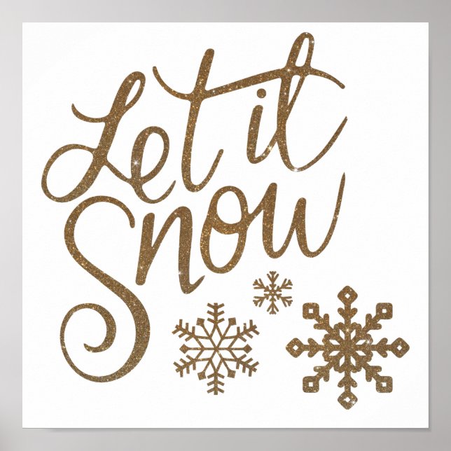 Let It Snow Poster (Front)