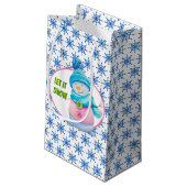 Let It Snow Small Gift Bag (Back Angled)