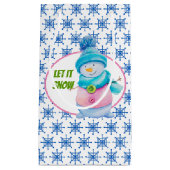 Let It Snow Small Gift Bag (Front)