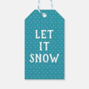 Let It Snow, Snowflake Gift Tags