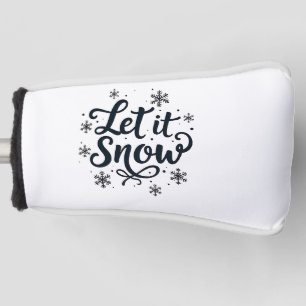 Let it Snow Snowflake Winter Season Chrstmas Golf Head Cover