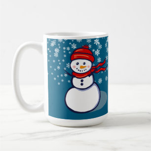 Let it snow snowman coffee mug
