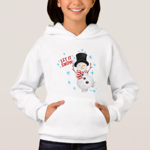 Let It Snow Snowman Hoodie
